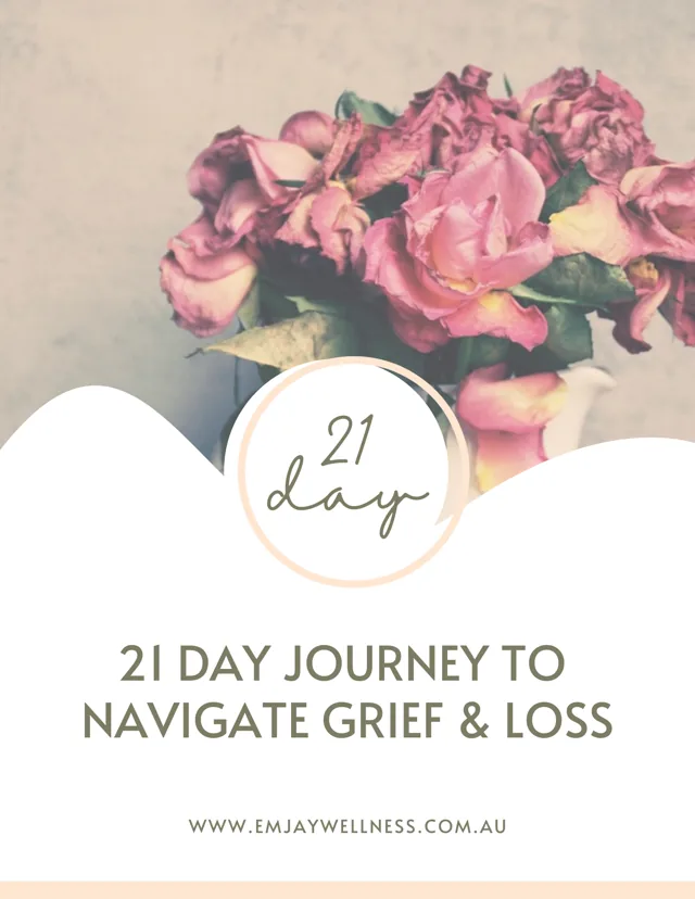 Cover of 21 Day Journey Navigating Grief & Loss