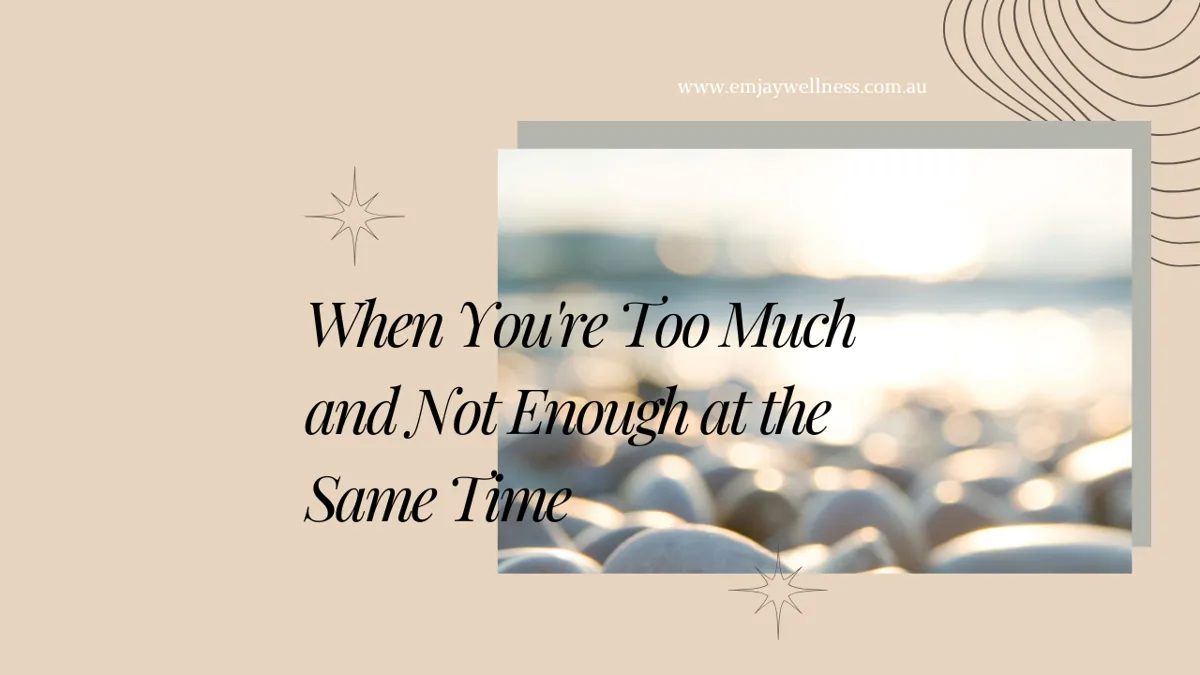 Cover of When You're Too Much and Not Enough at the Same Time